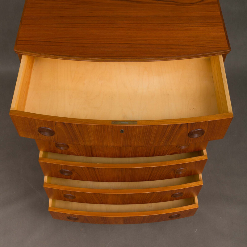 Commode en teak vintage Kai Kristiansen 1960