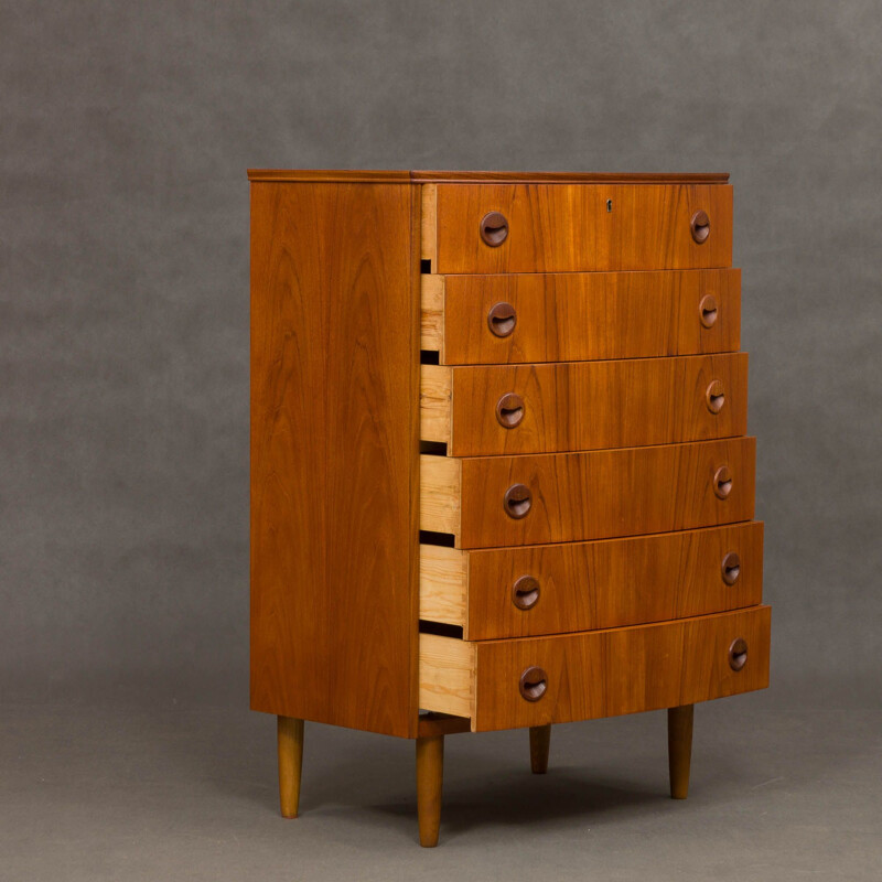 Commode en teak vintage Kai Kristiansen 1960