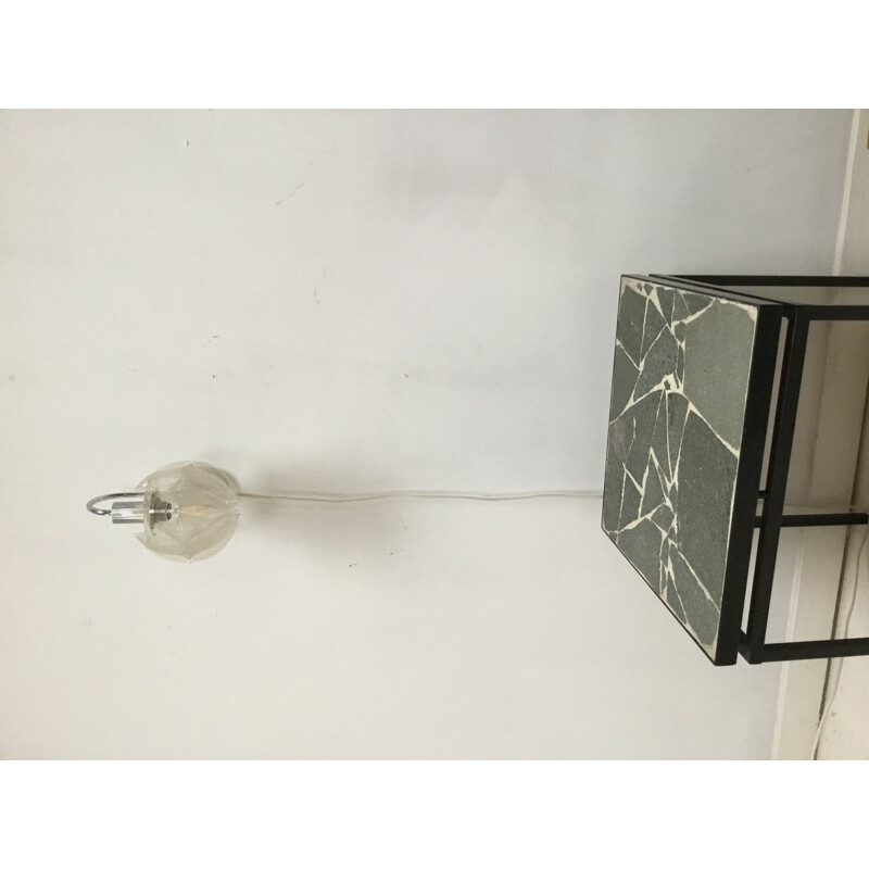 Vintage small wall lamp Paul Secon voor Sompex, Wire 1970