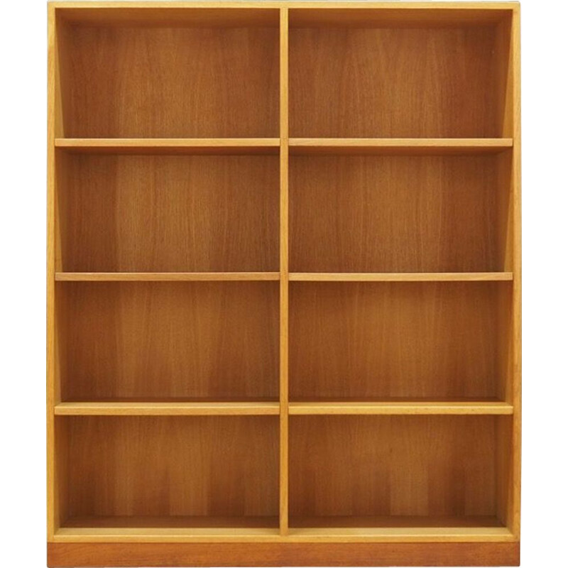 Vintage ash bookcase by SKM, 1960-70s