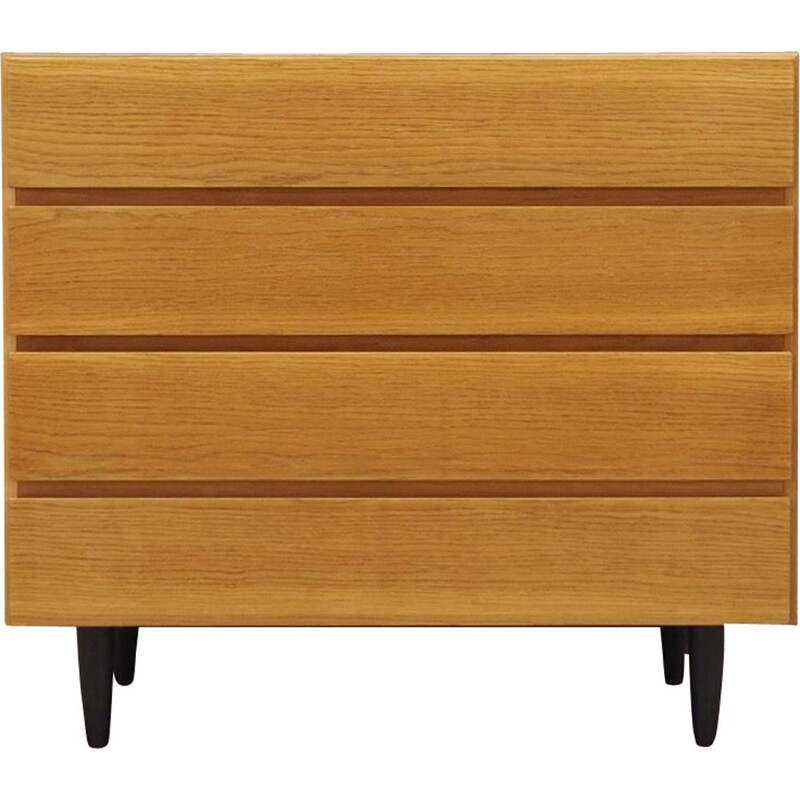 Vintage ash chest of drawers by Vinde Mobelfabrik, 1960-70s