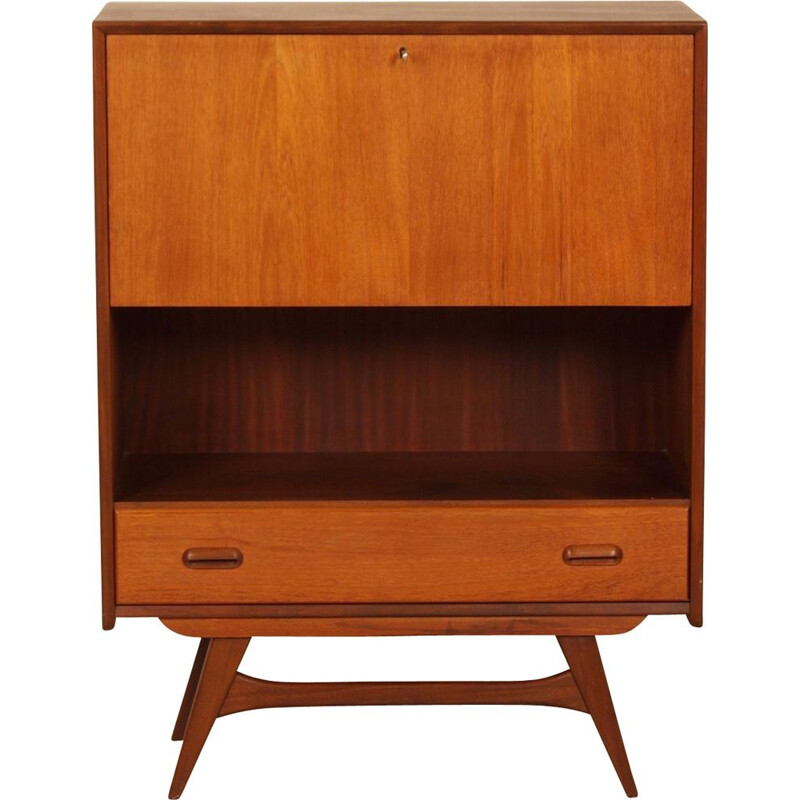 Vintage teak secretary by Louis van Teeffelen for Wébé, 1960s