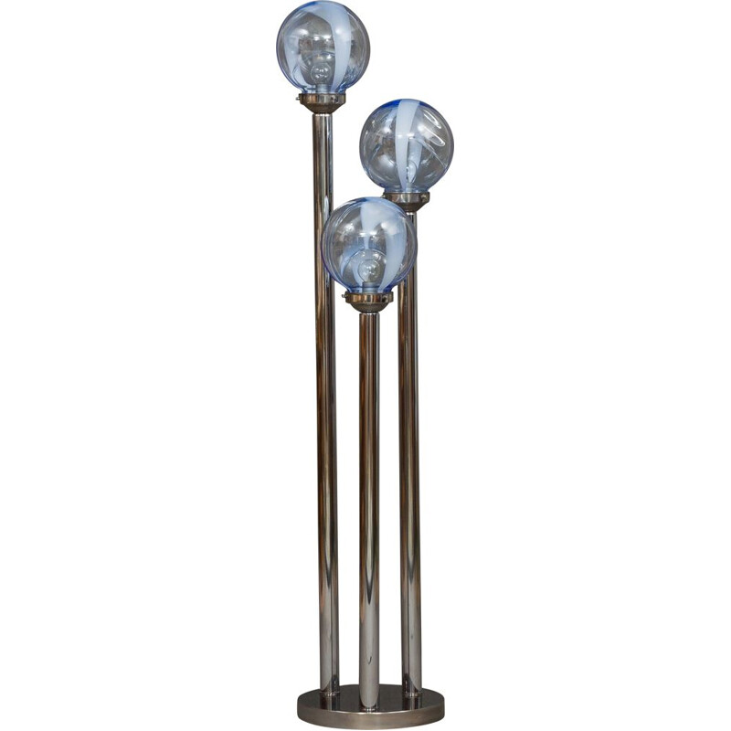 Vintage Murano glass floor lamp by Toni Zuccheri for Venini, 1960s