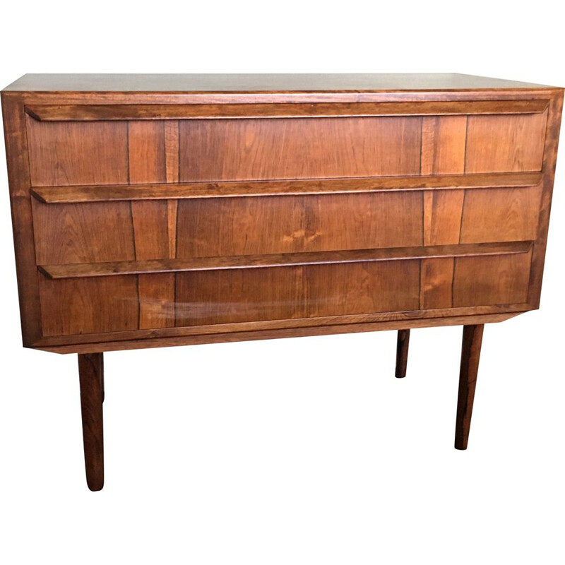 Vintage danish rosewood chest of drawers, 1960s