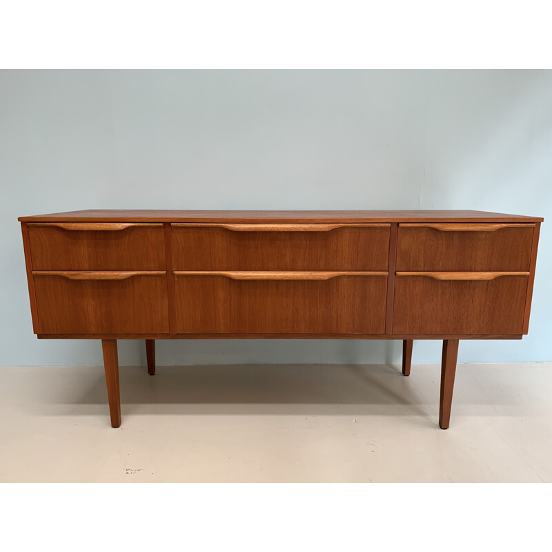 Enfilade en teck vintage Austinsuite par Frank Guille 1960