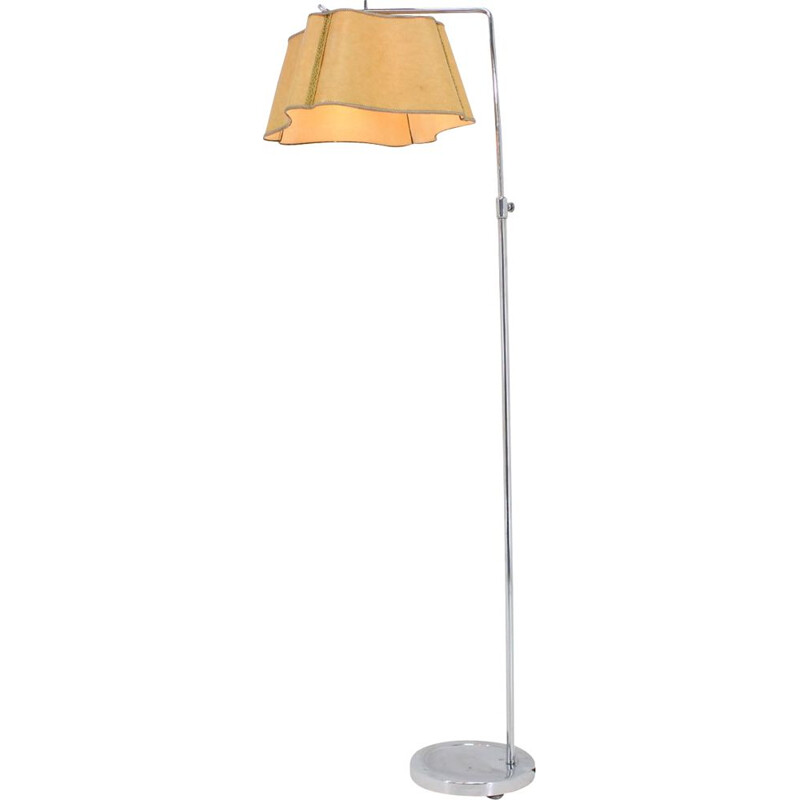 Lampadaire vintage Bauhaus chromé, Allemagne 1930