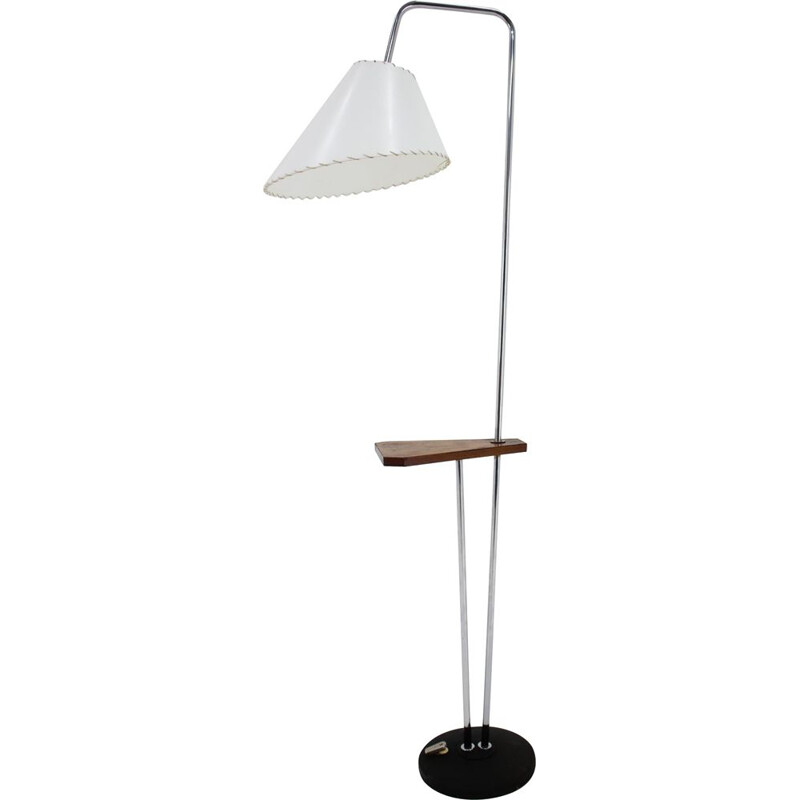 Vintage houten vloerlamp, 1960