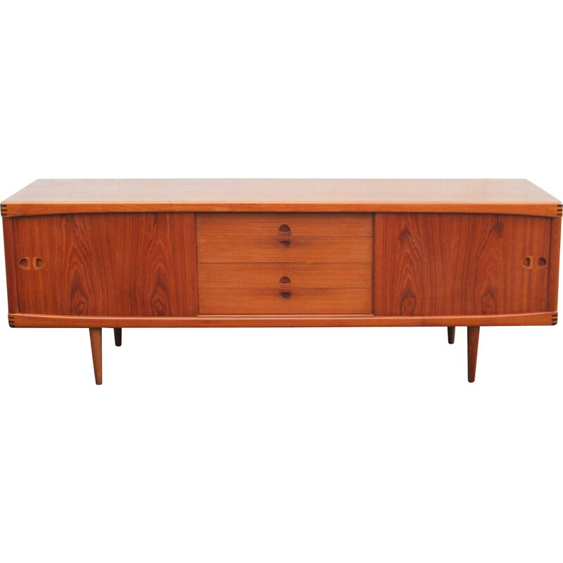 Teak vintage sideboard by H.W.Klein for BRAMIN, 1960s