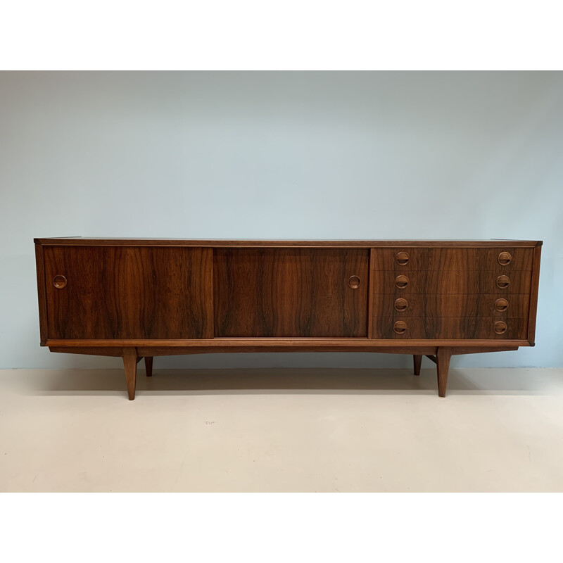 Vintage rosewood sideboard by W.Watting for Fristho 1960