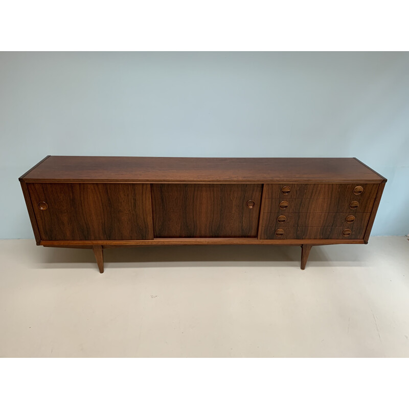 Vintage rosewood sideboard by W.Watting for Fristho 1960