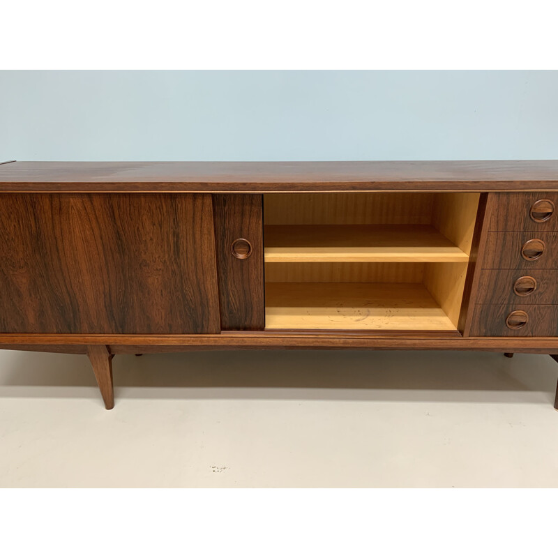 Vintage rosewood sideboard by W.Watting for Fristho 1960