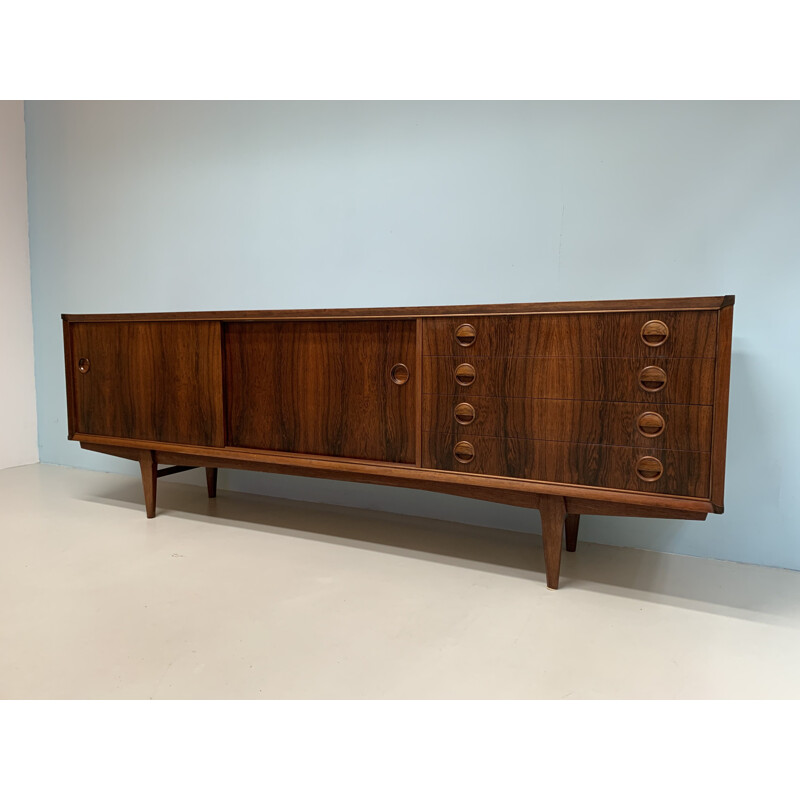 Vintage rosewood sideboard by W.Watting for Fristho 1960