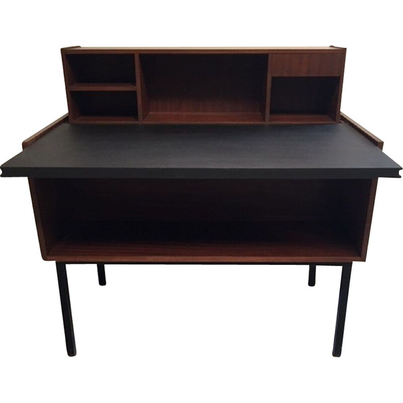 Vintage desk with retractable step system 1960 