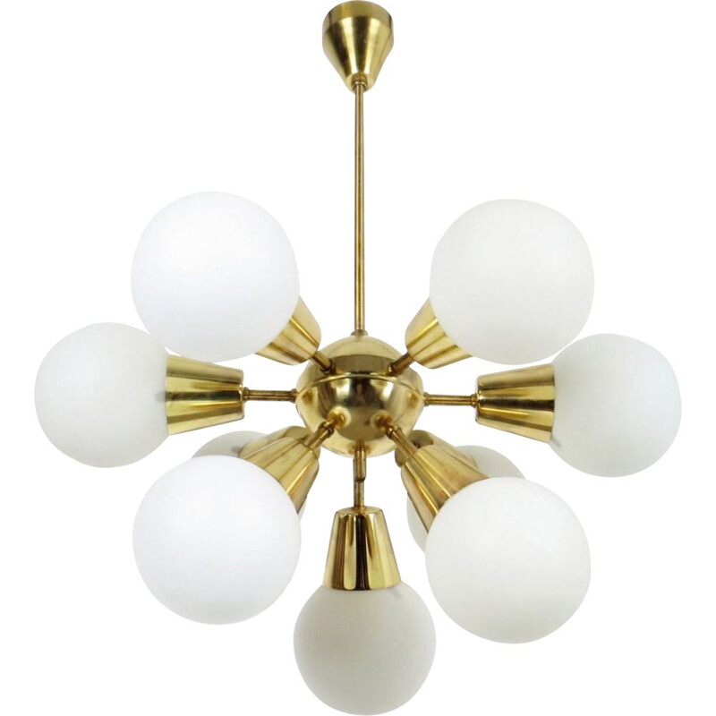 Vintage chandelier by Kamenicky Šenov, Czechoslovakia, 1970