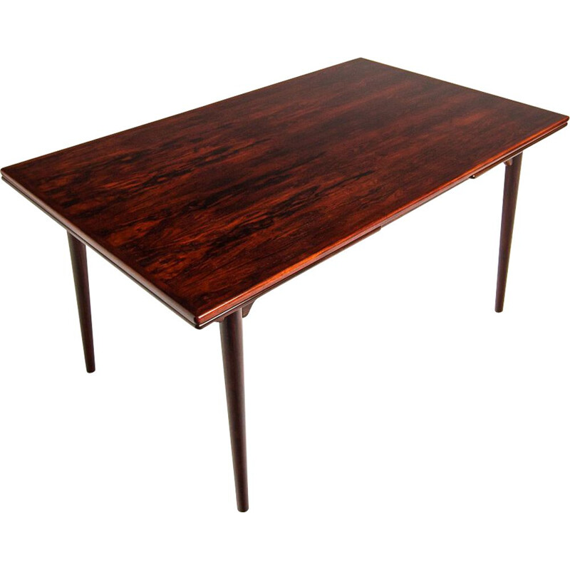 Vintage rosewood dining table by Omann Junior, 1960s