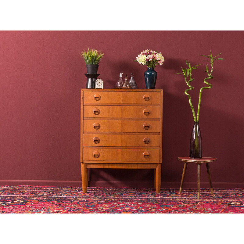 Vintage teak chest of drawers 1960 