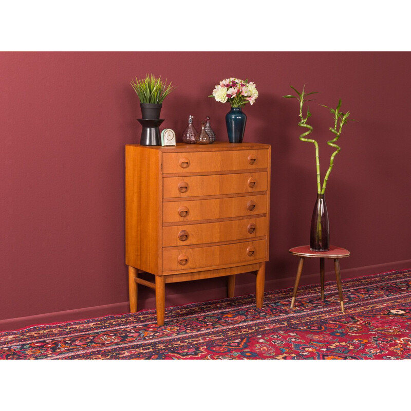 Vintage teak chest of drawers 1960 