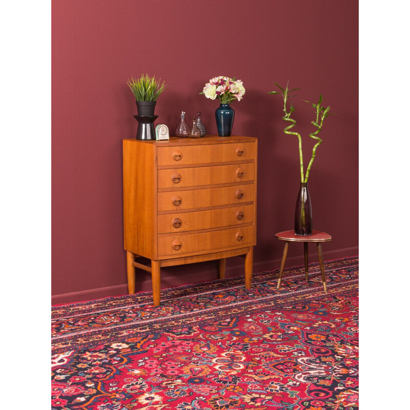 Vintage teak chest of drawers 1960 