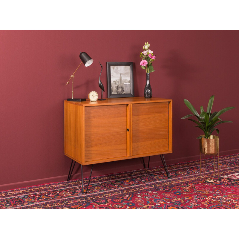 Vintage small teak sideboard, Germany, 1960s