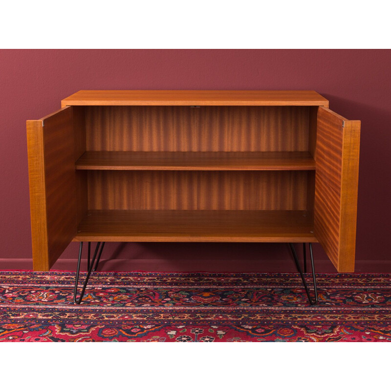 Vintage small teak sideboard, Germany, 1960s