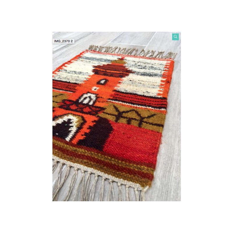 Small vintage Rolakan rug 1970