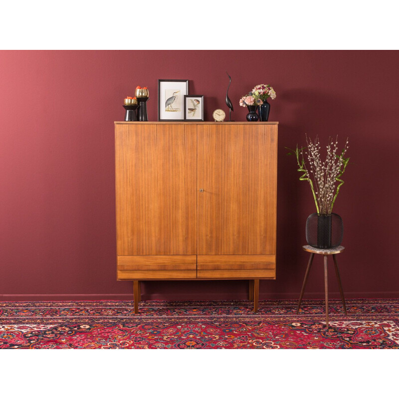 Vintage walnut cabinet, Germany, 1960s