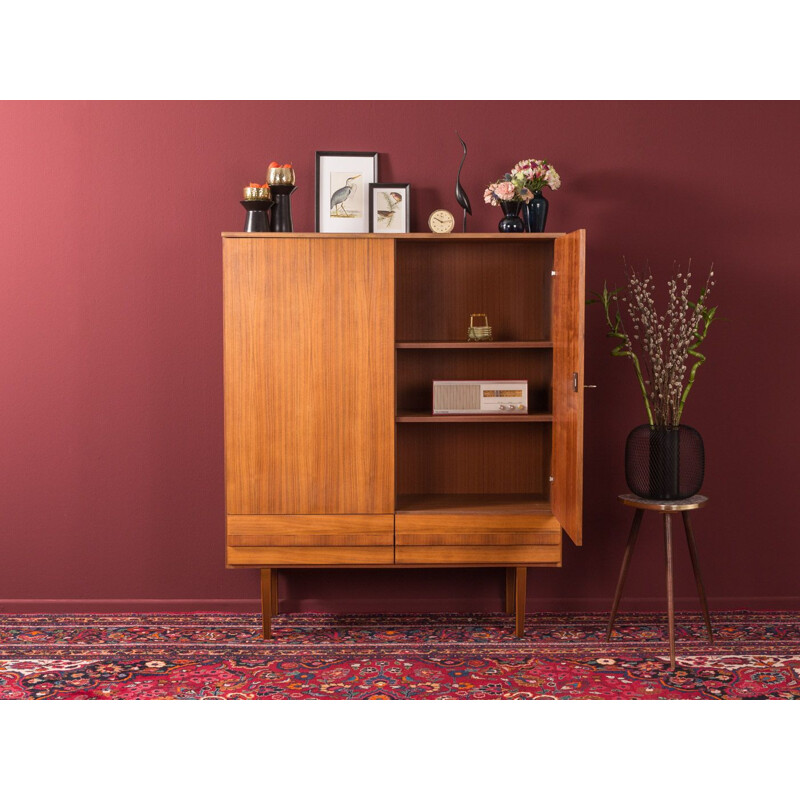 Vintage walnut cabinet, Germany, 1960s