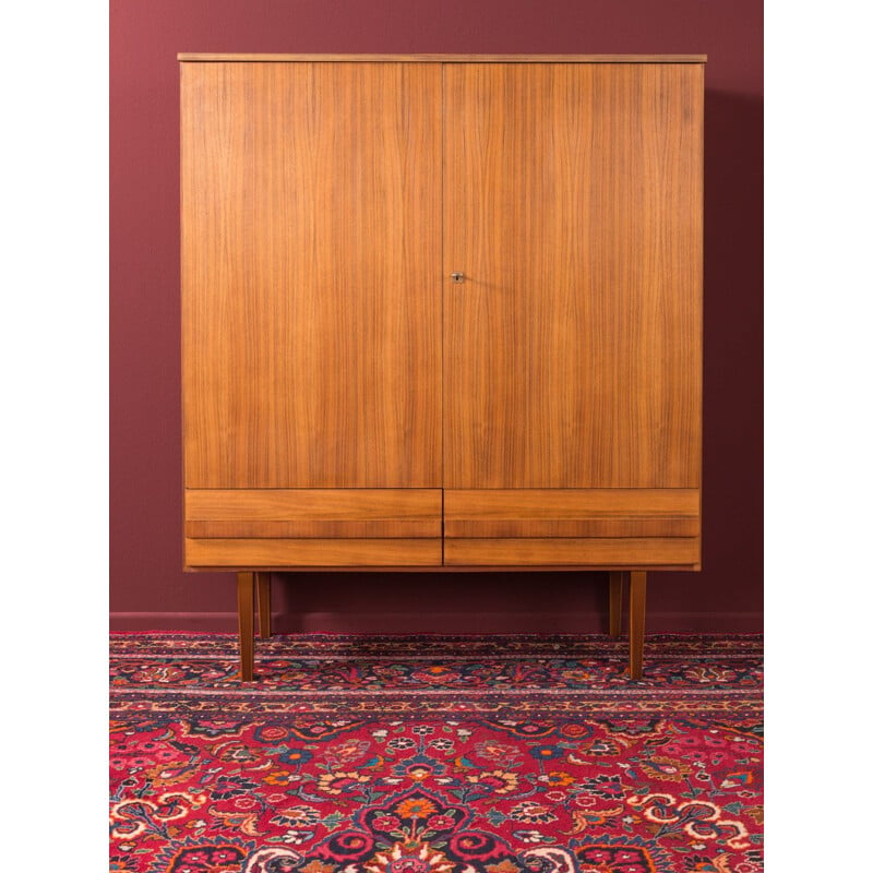 Vintage walnut cabinet, Germany, 1960s