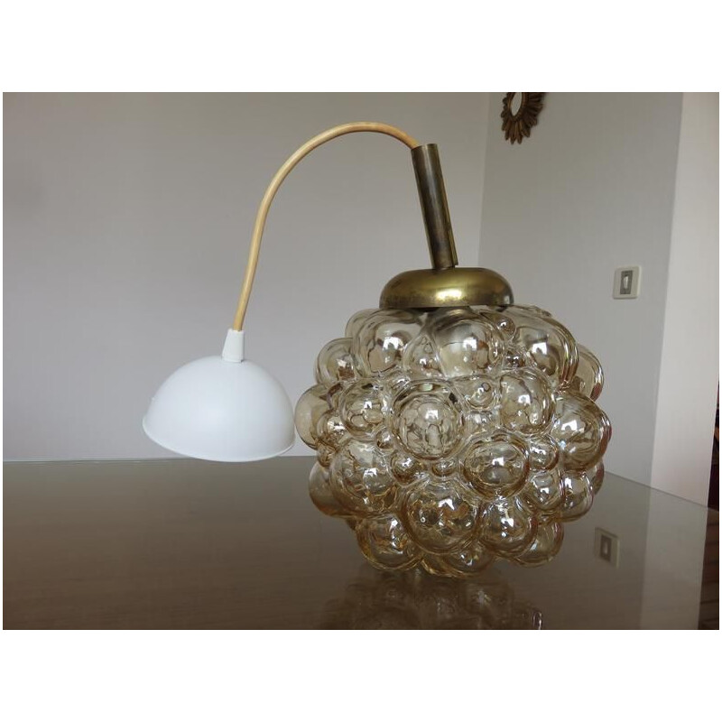 Vintage "bubble" pendant light by Helena Tynell for Limburg, 1960