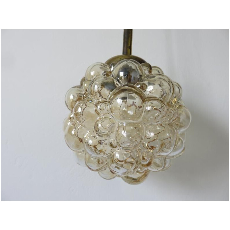 Vintage "bubble" pendant light by Helena Tynell for Limburg, 1960