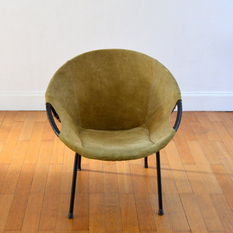 Vintage armchair "Circle" by Lusch Erzeugnis, Germany, 1960s