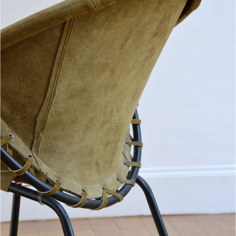 Fauteuil vintage "Circle" par Lusch Erzeugnis, Allemagne, 1960