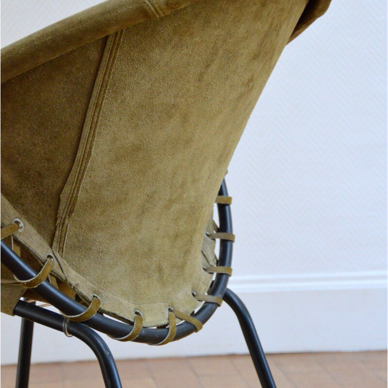 Vintage armchair "Circle" by Lusch Erzeugnis, Germany, 1960s