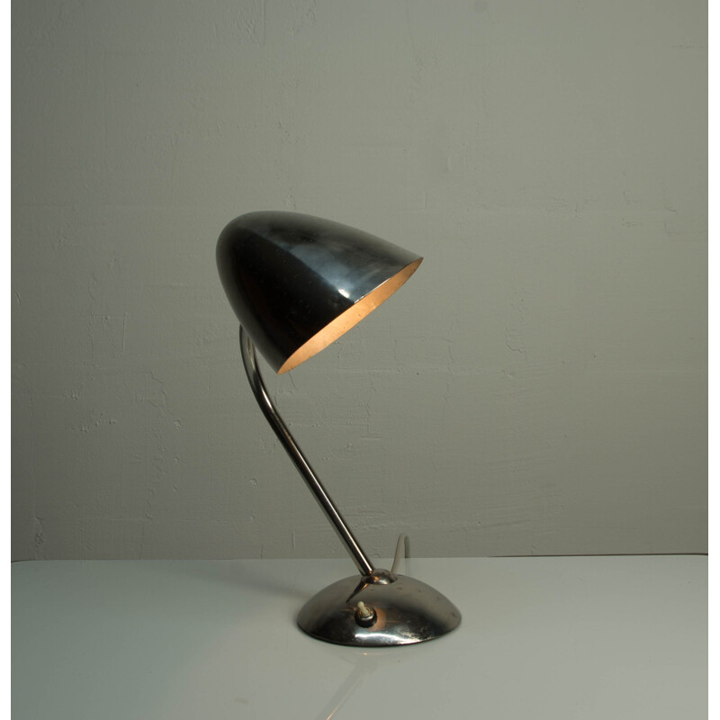 Vintage chrome table lamp by Franta Anyz, 1930s