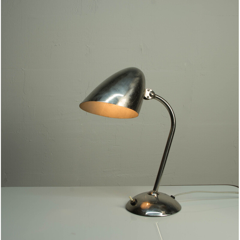 Vintage chrome table lamp by Franta Anyz, 1930s