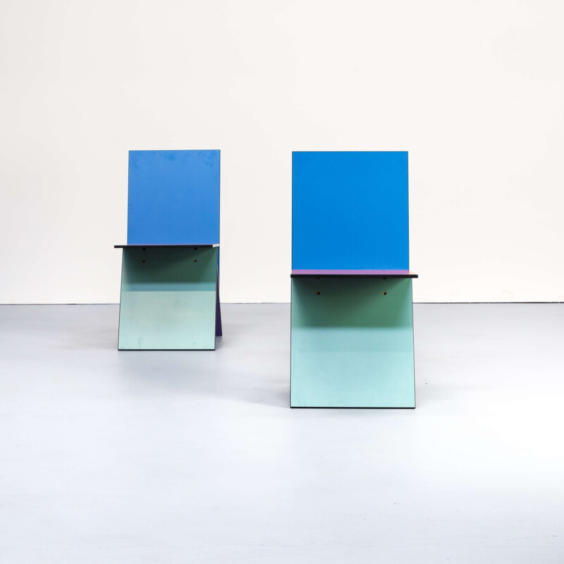Ensemble de 2 "Vilbert Chairs" vintage de Verner Panton pour Ikea, 1990