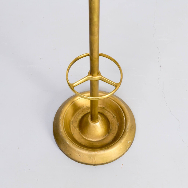 Vintage rotatable brass coat rack, 1960s