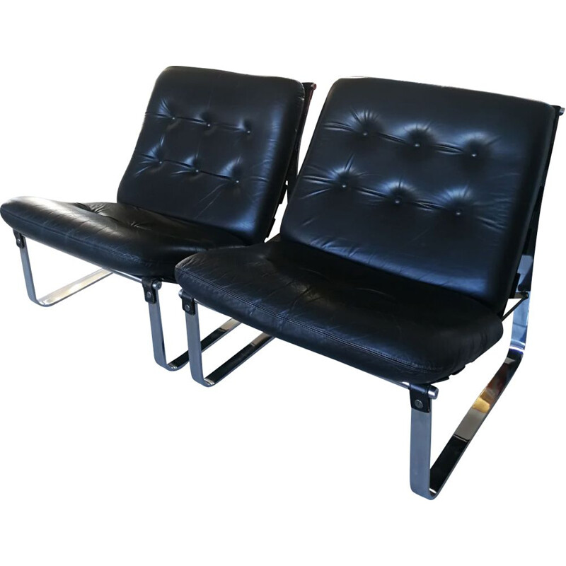 Conjunto de 2 cadeiras de estilo vintage Kho Liang Le para Artifort 1960