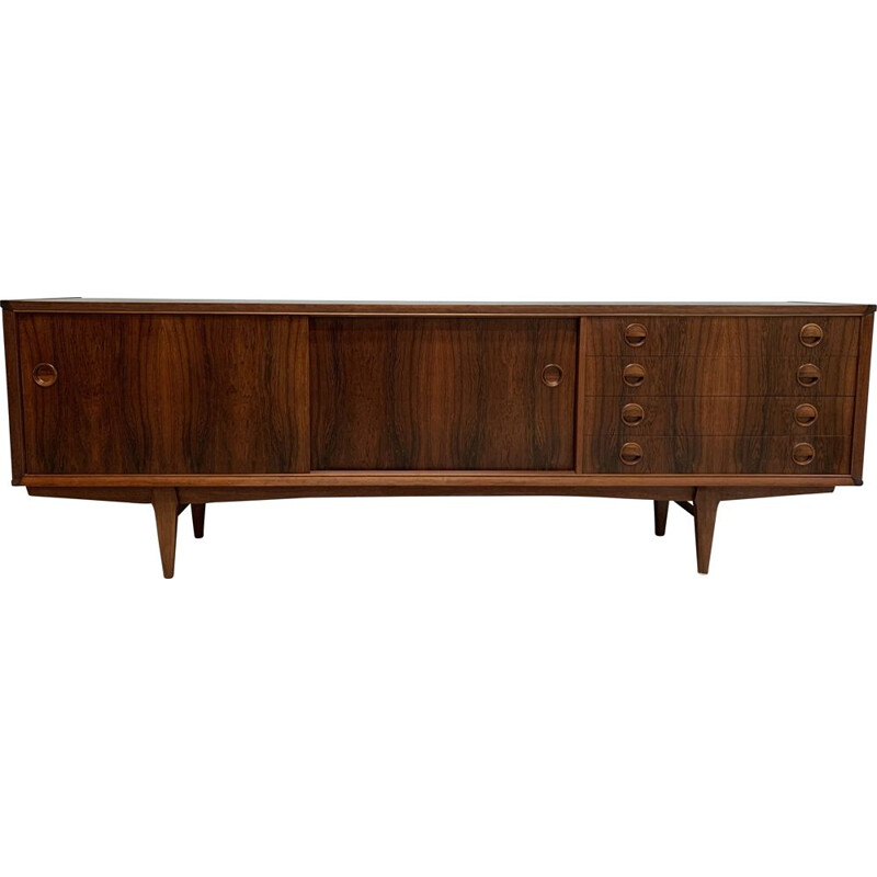 Vintage rosewood sideboard by W.Watting for Fristho 1960