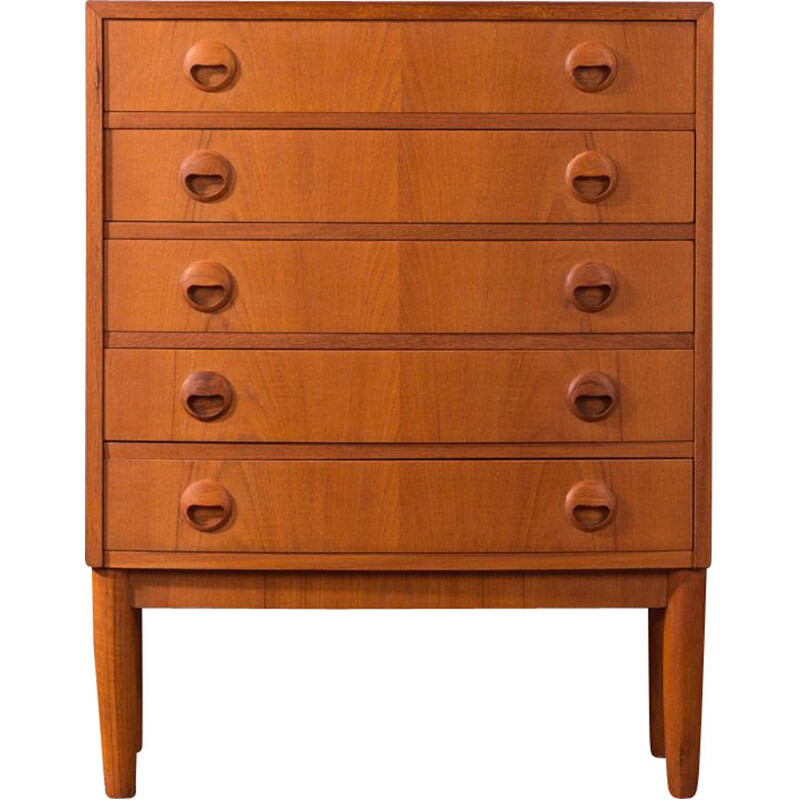 Vintage teak chest of drawers 1960 