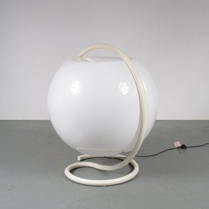 Vintage floor lamp Model 2144 by Elio Martinelli for Martinelli Luce, Italy, 1968