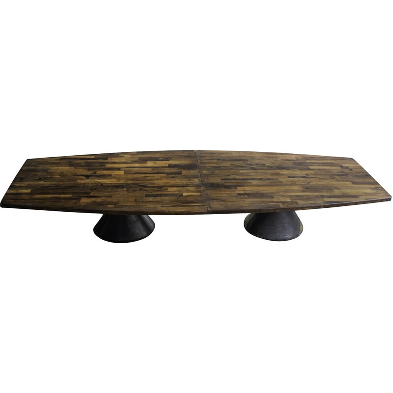 Vintage "Guanabara" rosewood dining table by Jorge Zalszupin