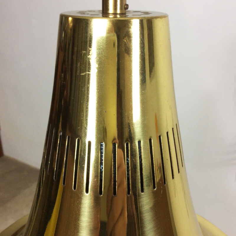 Scandinavian ceiling lamp in brass, Hans AGNE JAKOBSSON - 1960s