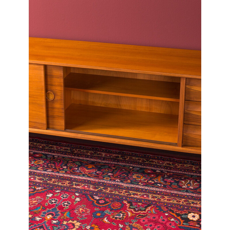 Walnut vintage sideboard, 1950s