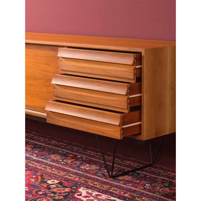 Walnut vintage sideboard, 1950s