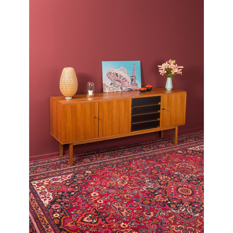 Walnut vintage sideboard, 1960s