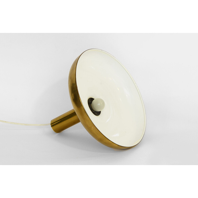 Brass vintage pendant light, Denmark, 1960s