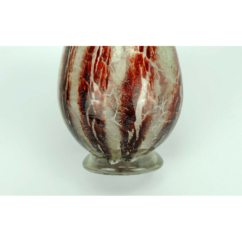 Glass vintage vase Karl Wiedmann, 1930s