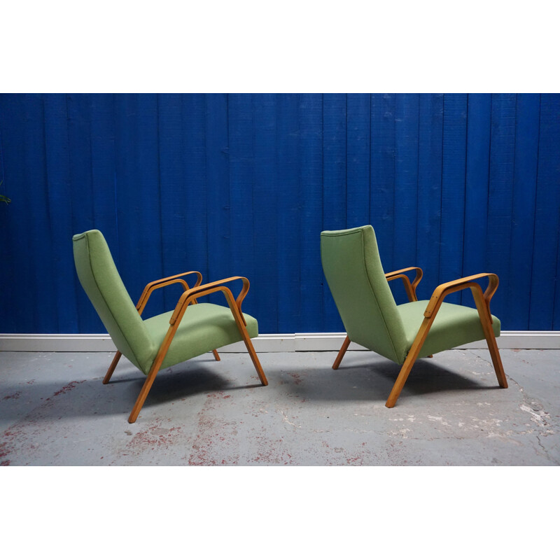 Set of 2 vintage armchairs Tatra Nabytok, 1960​s