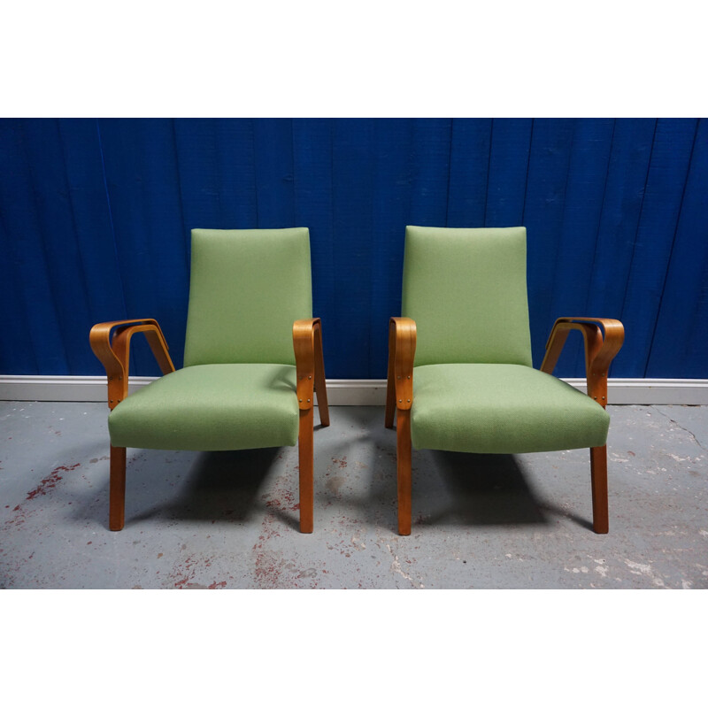 Set of 2 vintage armchairs Tatra Nabytok, 1960​s